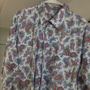 Alan Flusser Men’s Paisley Shirt